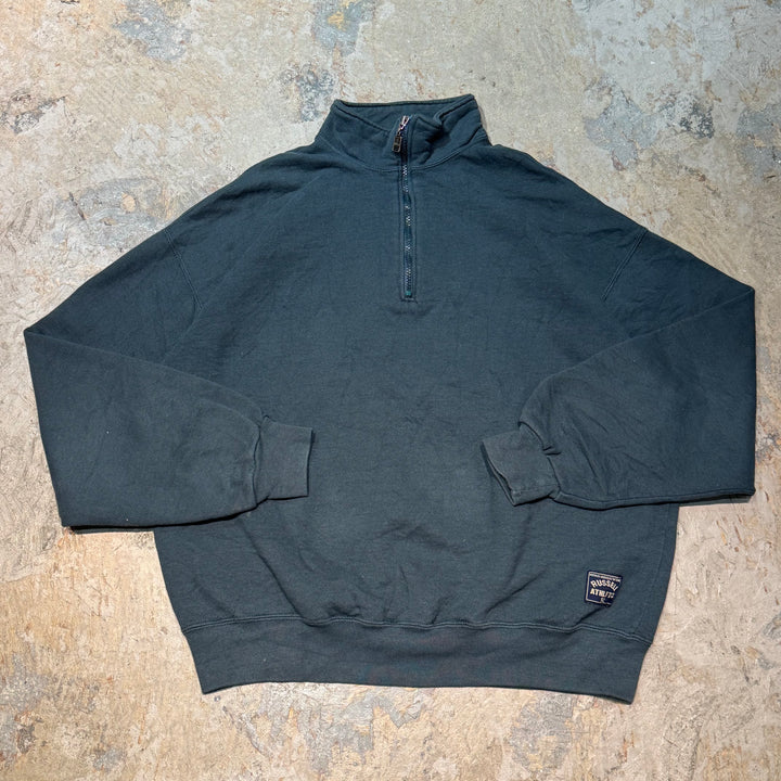 古着 USA製 Russell Athletic/ バイラッセルアスレチック/ ハーフジップスウェット/ サイズXL