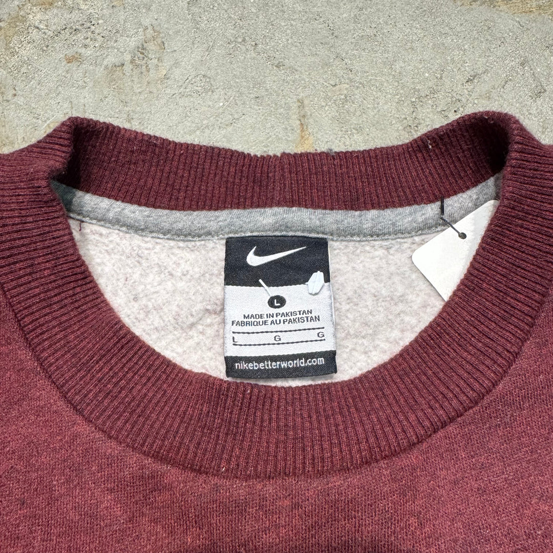 古着 NIKE/ ナイキ/ クルーネックスウェット/ ワンポイント刺繍/ サイズL