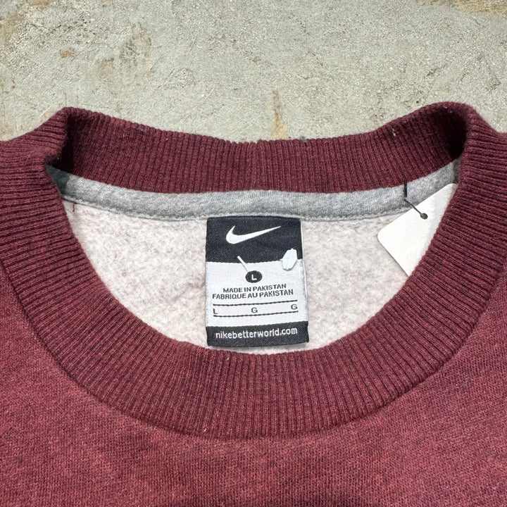 古着 NIKE/ ナイキ/ クルーネックスウェット/ ワンポイント刺繍/ サイズL