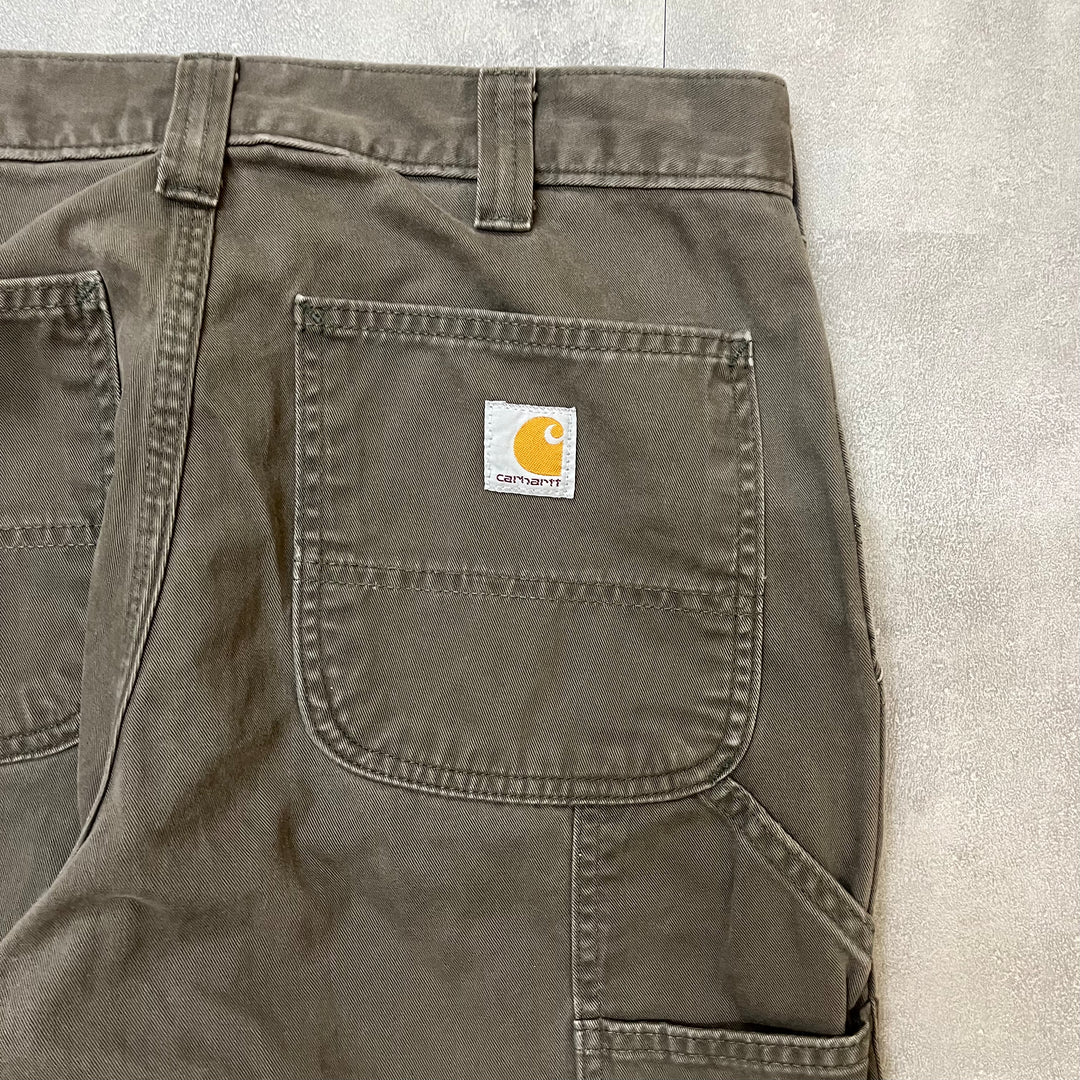 #1710 Vintage Carhartt Duck Painter Pants / Size 33×32