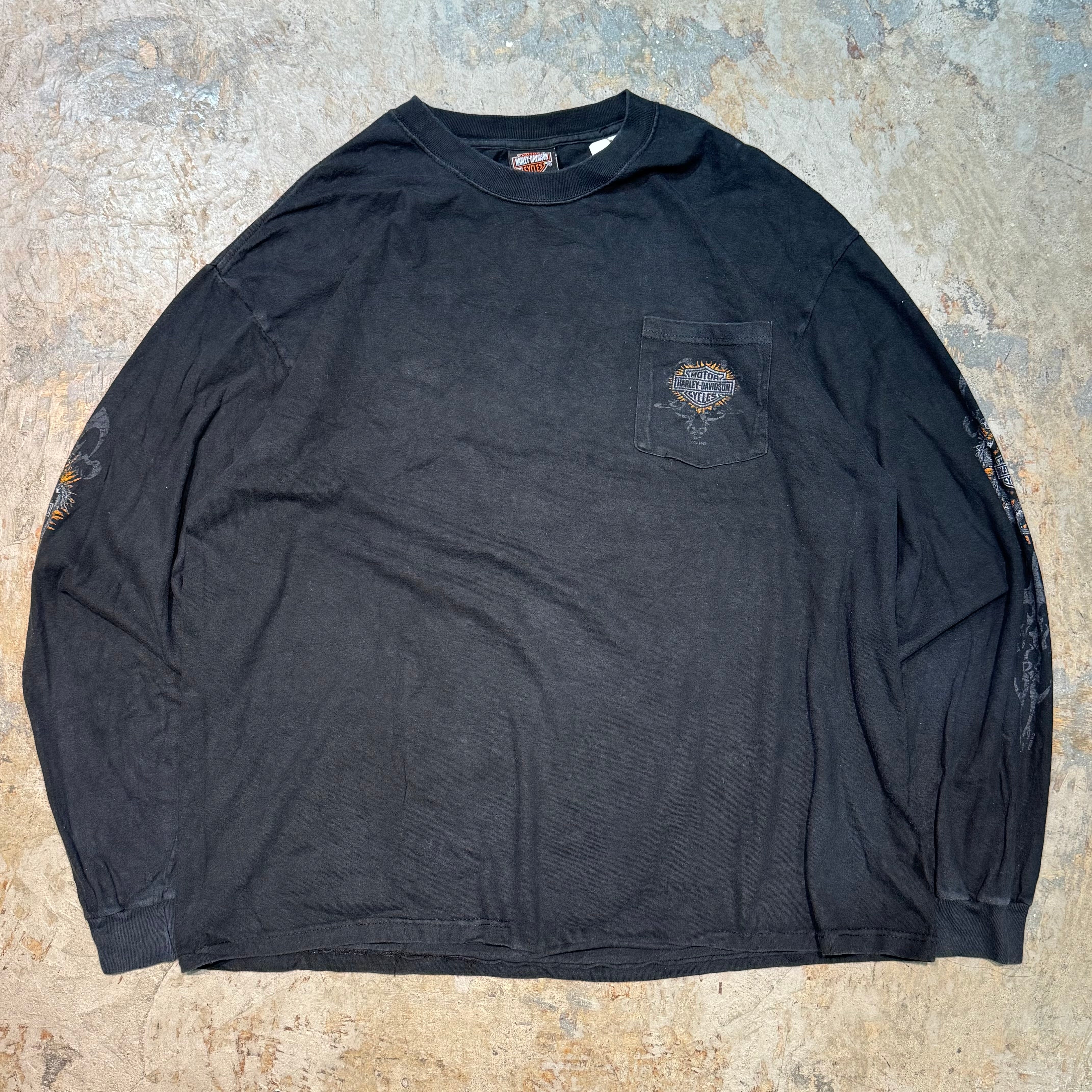 XL★古着 長袖 ジャケット 古着 80s Canada製 adidas BIG トレフォイル プリント