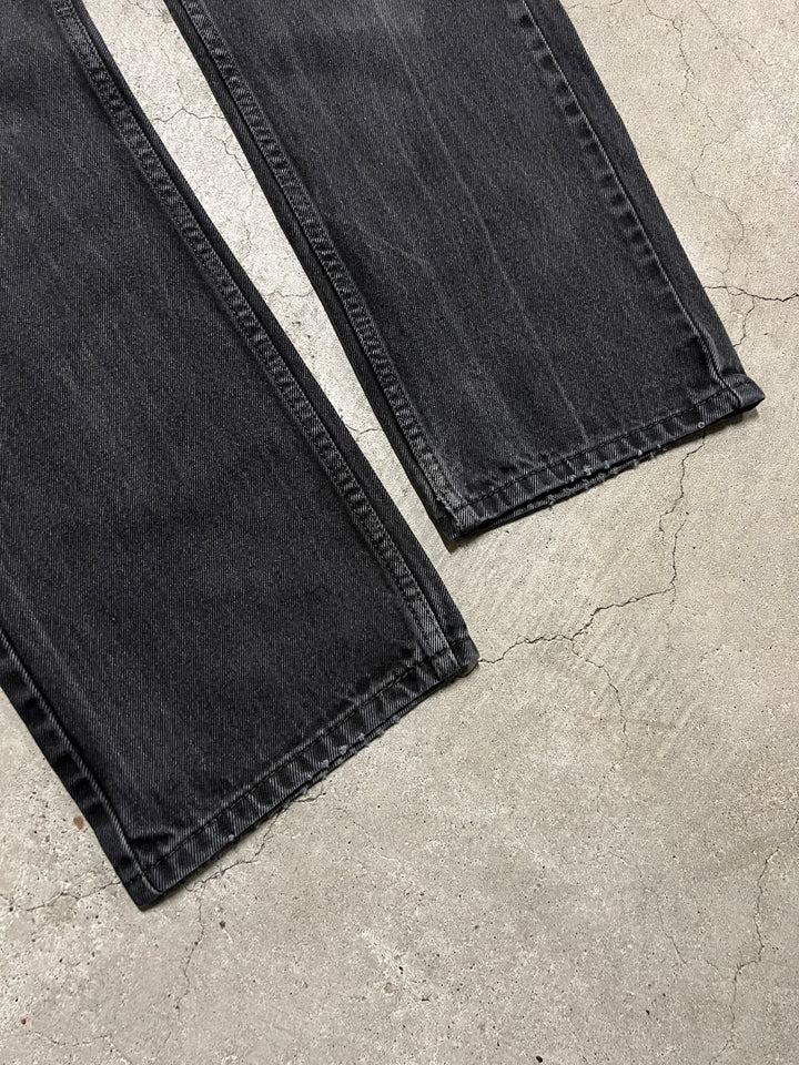 #MA18 古着 Levi's/リーバイス/Black Denim Pants/ブラックデニムパンツ/505/実寸サイズ33×29