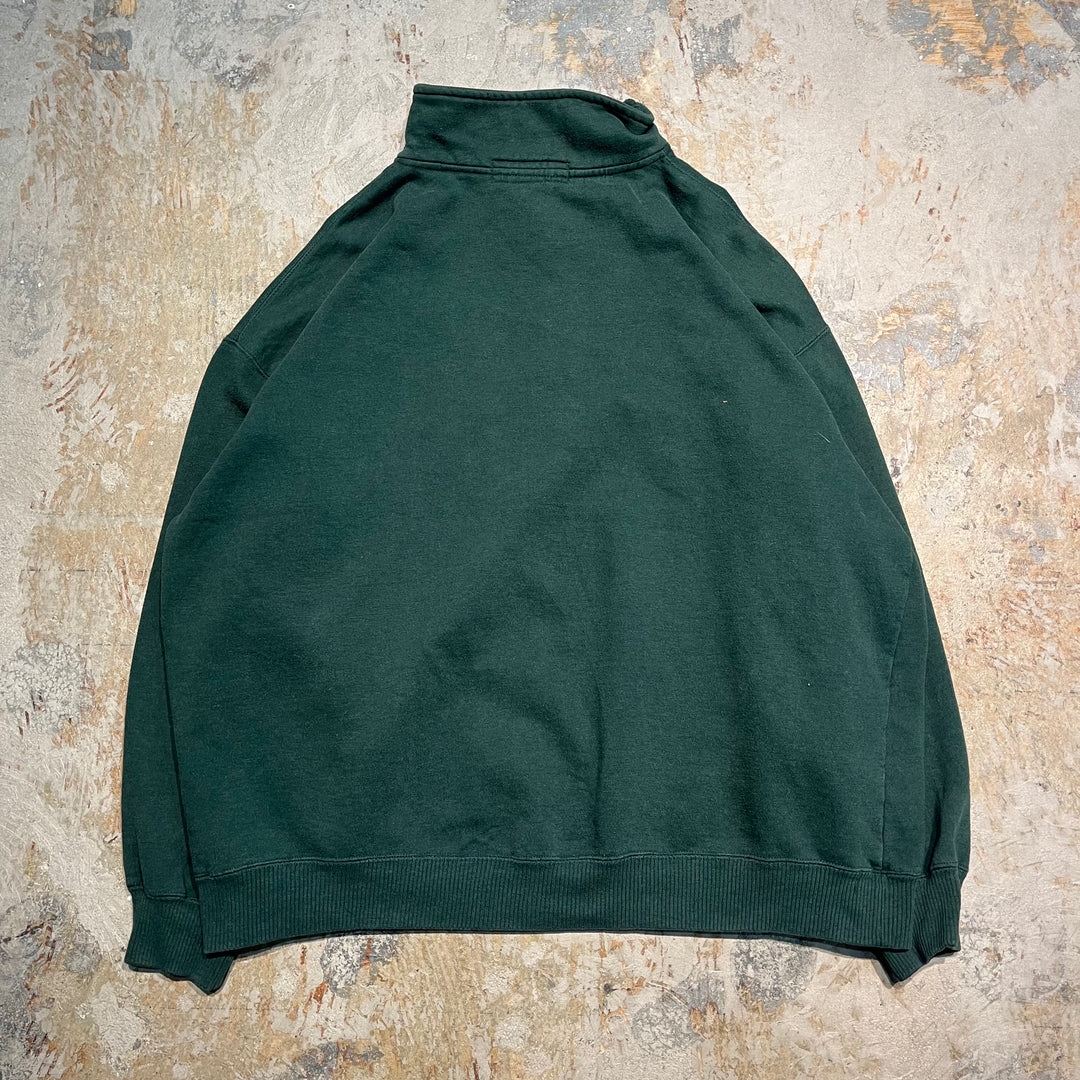 #1941 古着 Unknow / Half Zip Sweatshirts / ハーフジップスウェット / 刺繍ロゴ / サイズ2XL