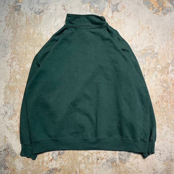 #1941 古着 Unknow / Half Zip Sweatshirts / ハーフジップスウェット / 刺繍ロゴ / サイズ2XL