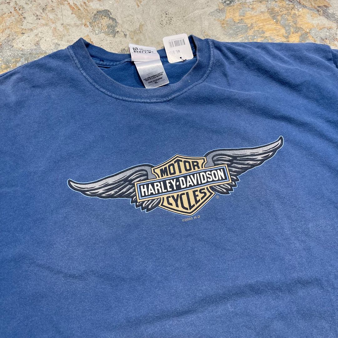 古着 USA製 Harley-Davidson/ハーレー ダビッドソン / カリフォルニア州 サンディエゴ ストア / プリントTシャツ / サイズXL