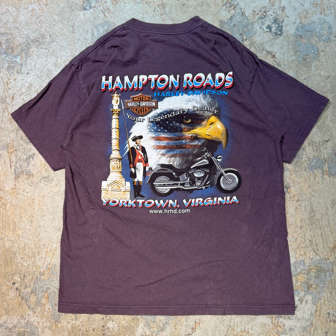 Used clothing Made in USA Harley-Davidson/Harley-Davidson/Printed T-shirt/Size L
