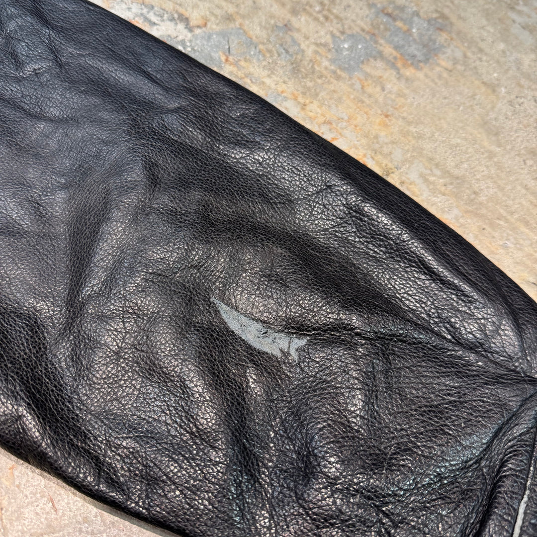 古着 ST JOHN'S BAY/セントジョンズベイ/本革ジップアップレザージャケット /サイズL