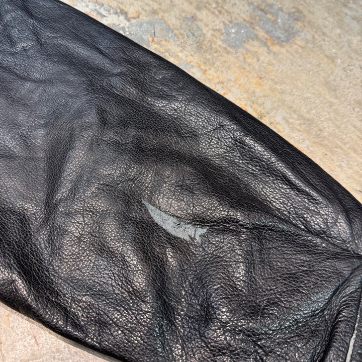 古着 ST JOHN'S BAY/セントジョンズベイ/本革ジップアップレザージャケット /サイズL