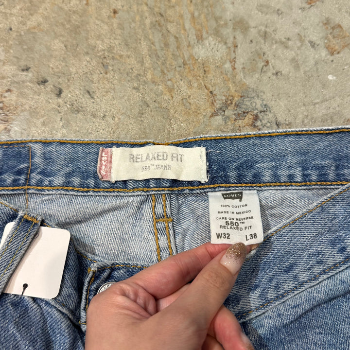 二手衣服Levi's/Levi/牛仔褲/550/實際尺寸31 x 35
