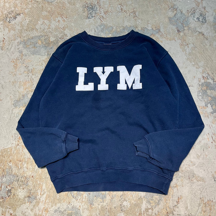 #3930 古着 unknow/Crew neck sweat/クルーネックスウェット/LYM/サイズM