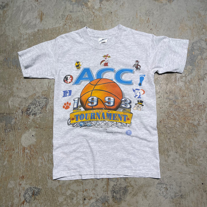 古着 USA製 93's Lee/リー/ACC/ザ･トーナメント/ヴィンテージ シングルステッチ プリントTシャツ/サイズS