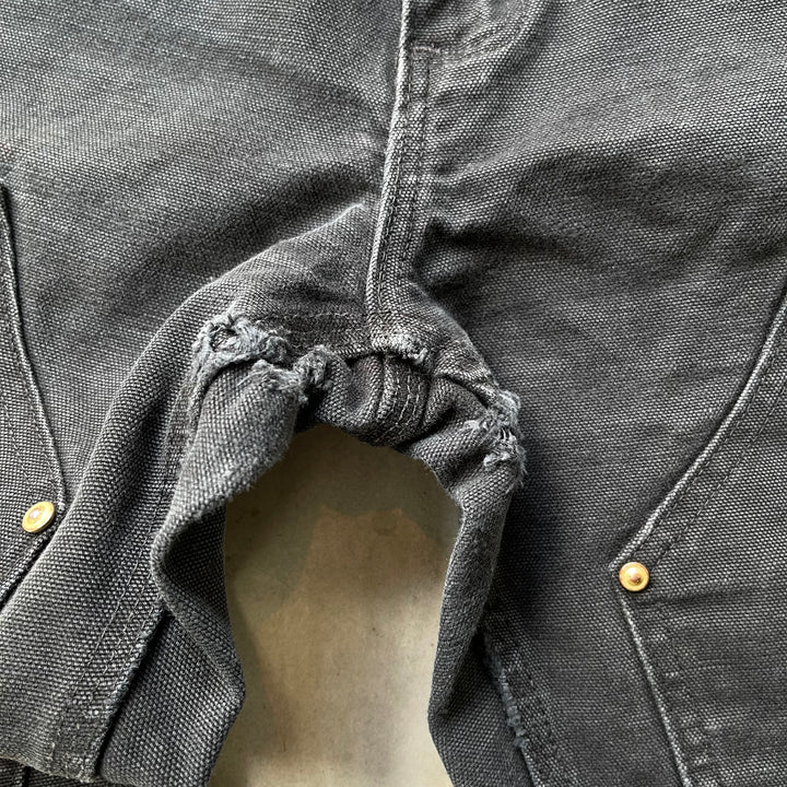 古着 Carhartt/カーハート/ダック地ペインターパンツ/ダブルニー/実寸サイズ28×28