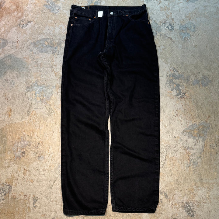 二手服裝Levi's/ Levi/ Black牛仔褲/ 550/實際尺寸34 x 33