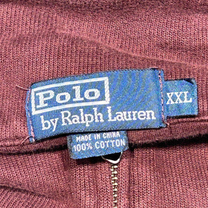 古着 POLO by Ralph Lauren/ポロラルフローレン/ハーフジップニットセーター/サイズXXL