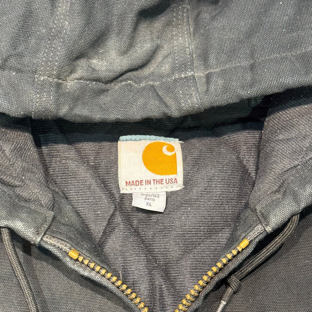 古着 USA製/Carhartt/ カーハート/ アクティブジャケット/ ダック地/ 裏地キルティング/ サイズXL