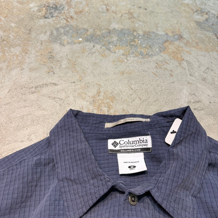 Used clothing Columbia/ Columbia/ Short sleeve shirt/ Checkered pattern/ Size M