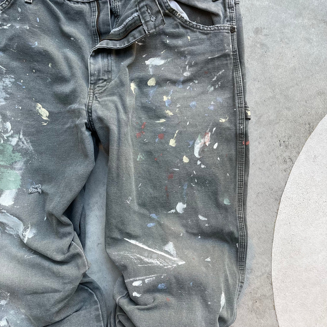 古着 Dickies/ディッキーズ/ダック地ペインターパンツ/実寸サイズ36×30