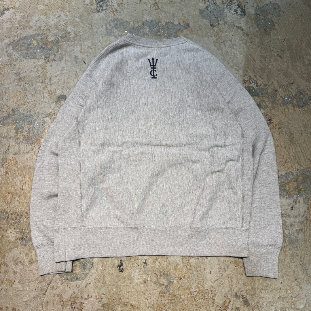 古着 Champion/ チャンピオン/リバースウィーブ/ クルーネックスウェット/ カレッジロゴ/サイズL