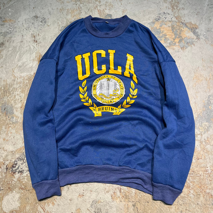 #3813 古着 Unknow/Crew Neck Sweat Shirts/クルーネックスウェット/UCLA/カレッジロゴ/サイズM