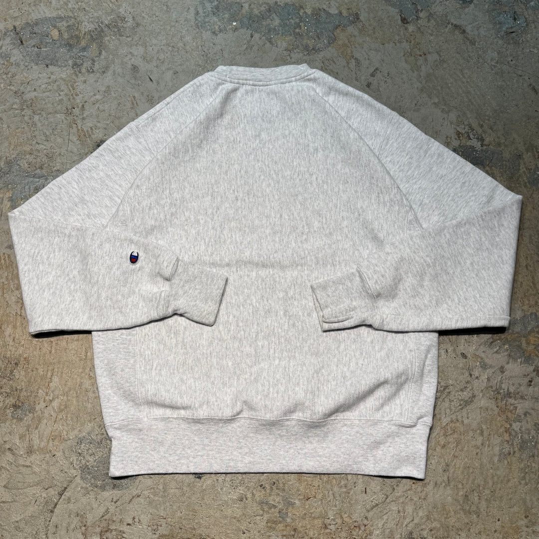 古着 Champion/ チャンピオン/リバースウィーブ/ クルーネックスウェット/ カレッジロゴ/サイズM