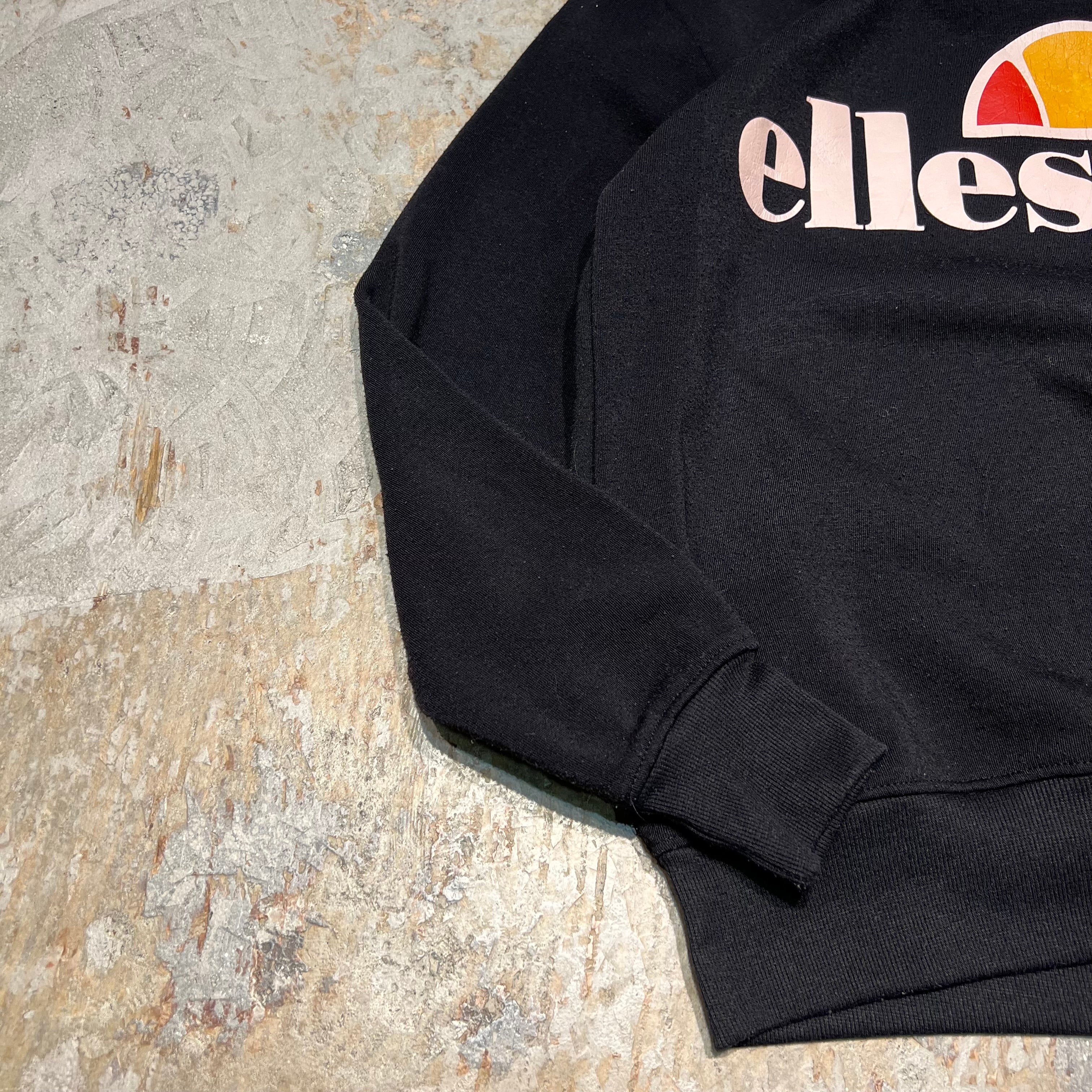 4058 古着 ellesse/エレッセ/Crew Neck Print Sweat Shirts/クルー