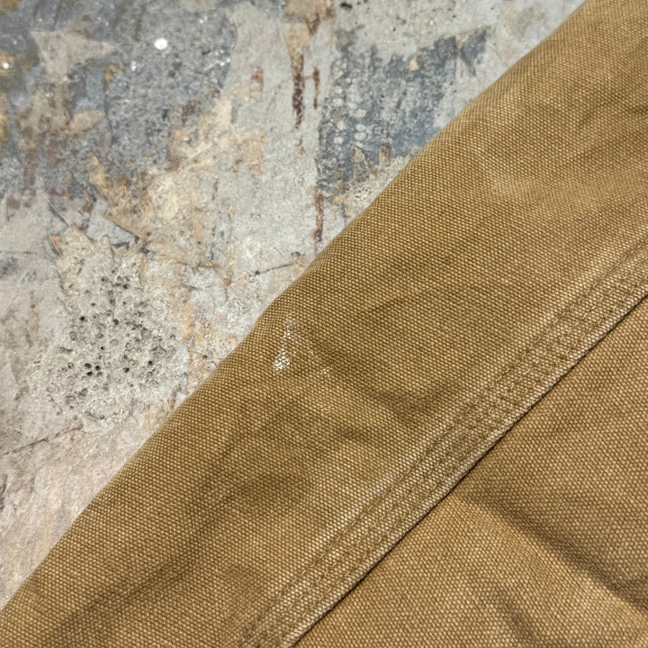 미국에서 만든 중고 의류 Carhartt/ Carhartt/ Detroit 재킷/ 오리 직물/ 안감 담요/ 크기 L