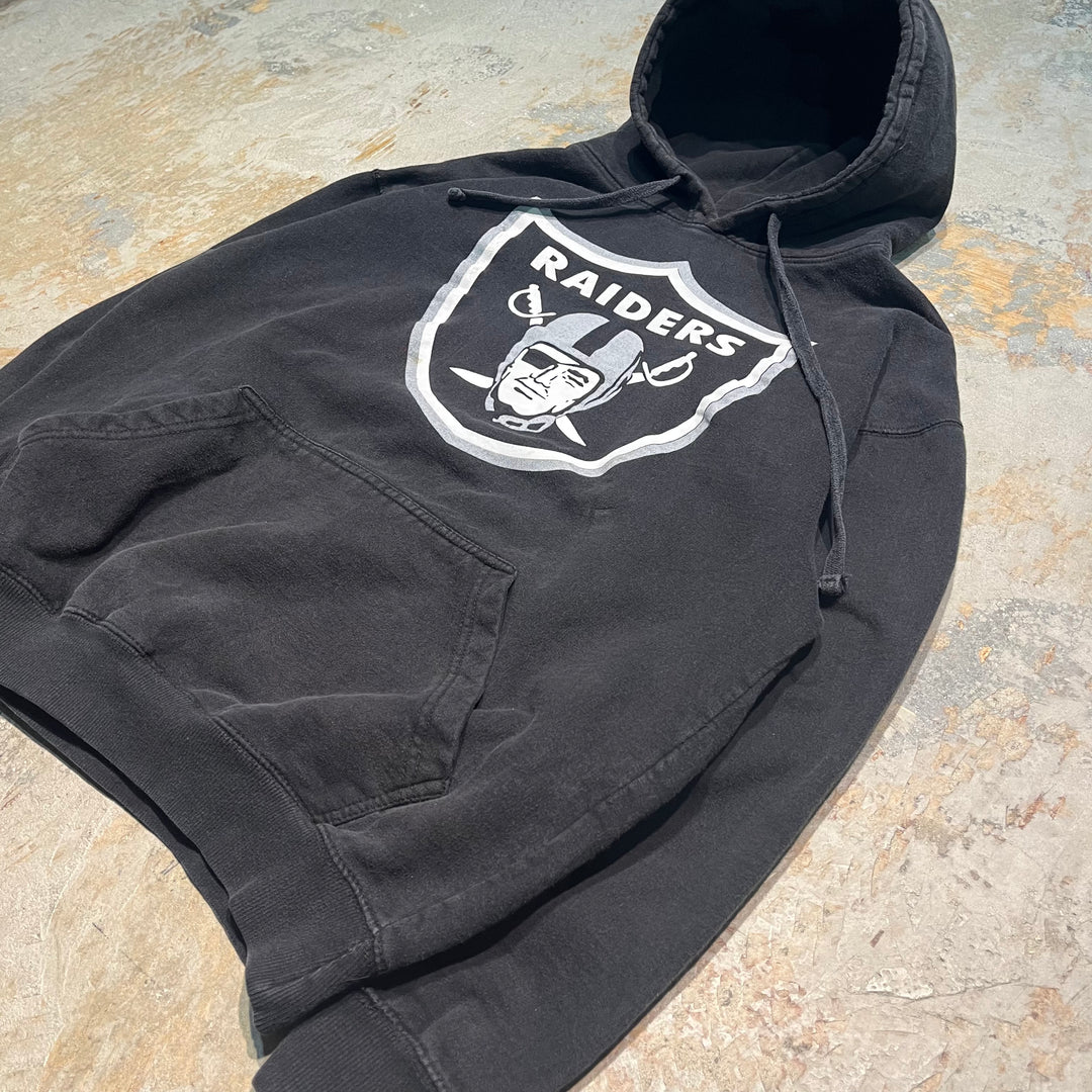 #1968 古着 Unknow/Pull Over Hoody /プルオーバーパーカー/RAIDERS/NFL/サイズL