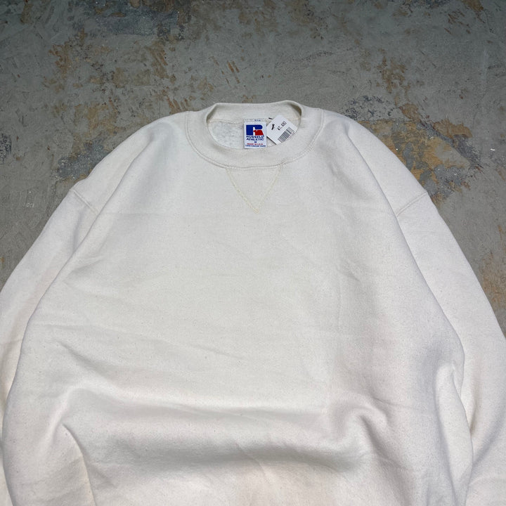 #3523 古着/Russell/ラッセル/Crewneck sweat/クルーネックスウェット/ブランクスウェット/無地/MADE IN U.S.A/サイズM