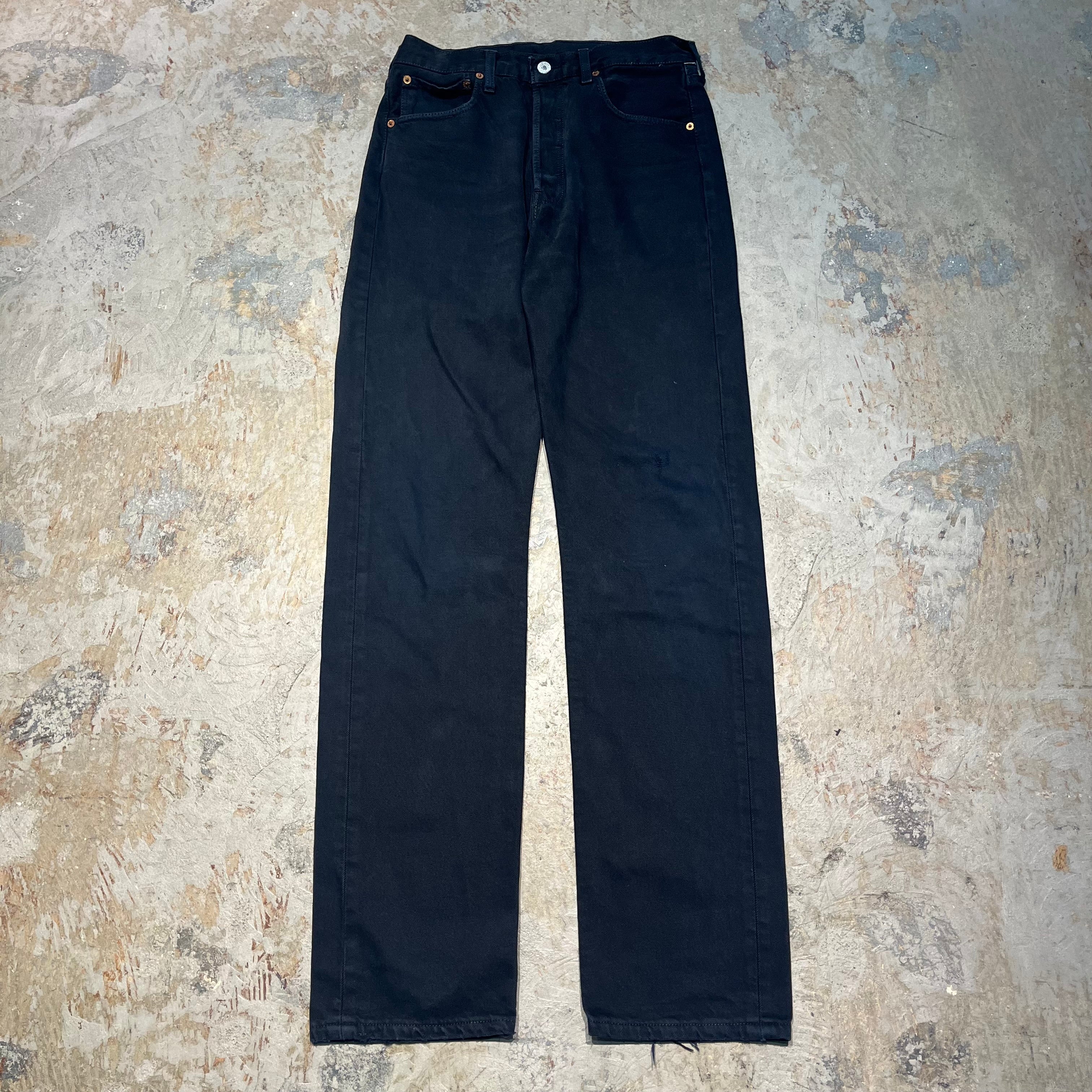 4434 Used clothing Levi's/Black Denim Pants/501/MADE IN UK 4434 Used clothing Levi's/Black Denim Pants/501/MADE IN UK