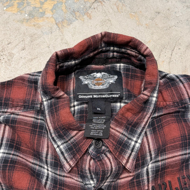 古着 Harley-Davidson/ ハーレーダビッドソン/ フランネルシャツ/ サイズXL