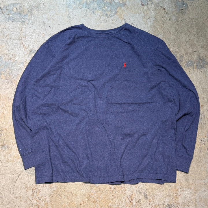 古着 POLO RALPH LAUREN/ポロラルフローレン/ クルーネックロングスリーブTシャツ/ サイズXXL