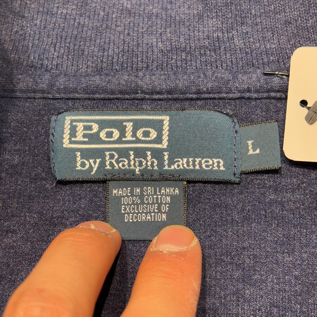 古着 90's〜 POLO by Ralph Lauren/ ポロラルフローレン/ ハーフジップニットセーター/ サイズL