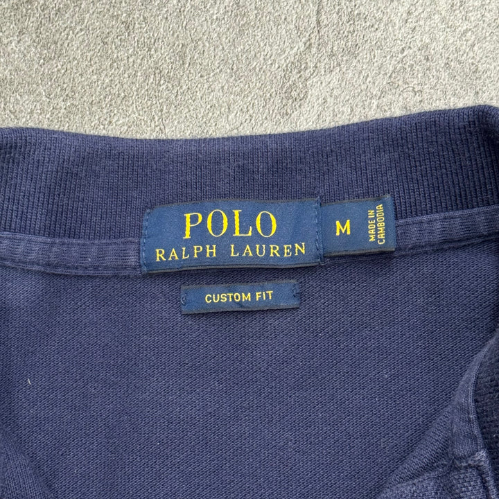 古着 polo by ralph lauren/ ポロ バイ ラルフローレン/ ビックポニー/半袖ポロシャツ/ サイズM