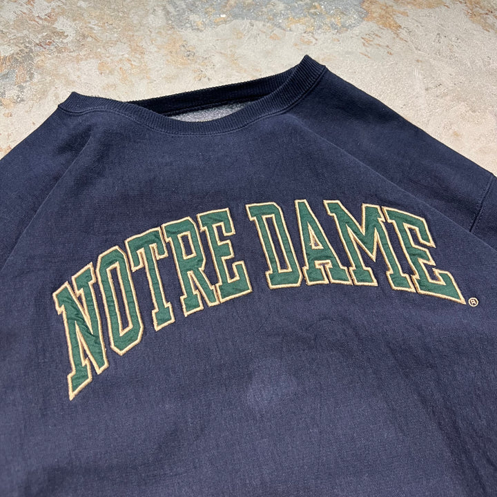 #3773 古着/STEVE&BARRY'S/スティーブアンドバリーズ/Crewneck weat/クルーネックスウェット/NOTRE DAME/サイズXXL