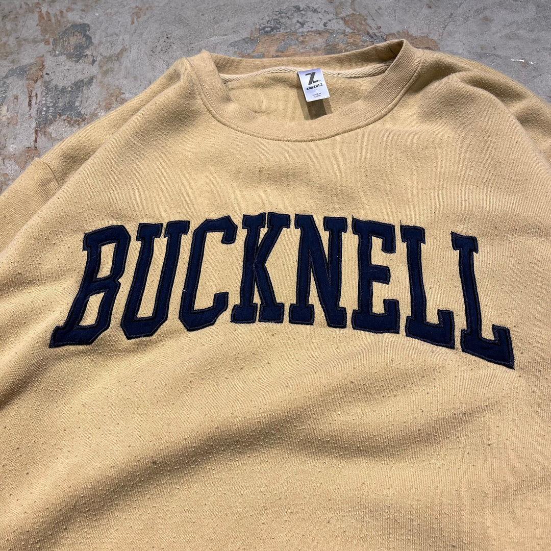 #3925 古着 unknow/Crew neck sweat/クルーネックスウェットBUCKNELL/サイズL