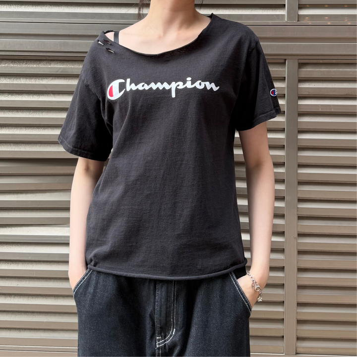 旧衣服Champion/冠军/印花T恤/尺寸M