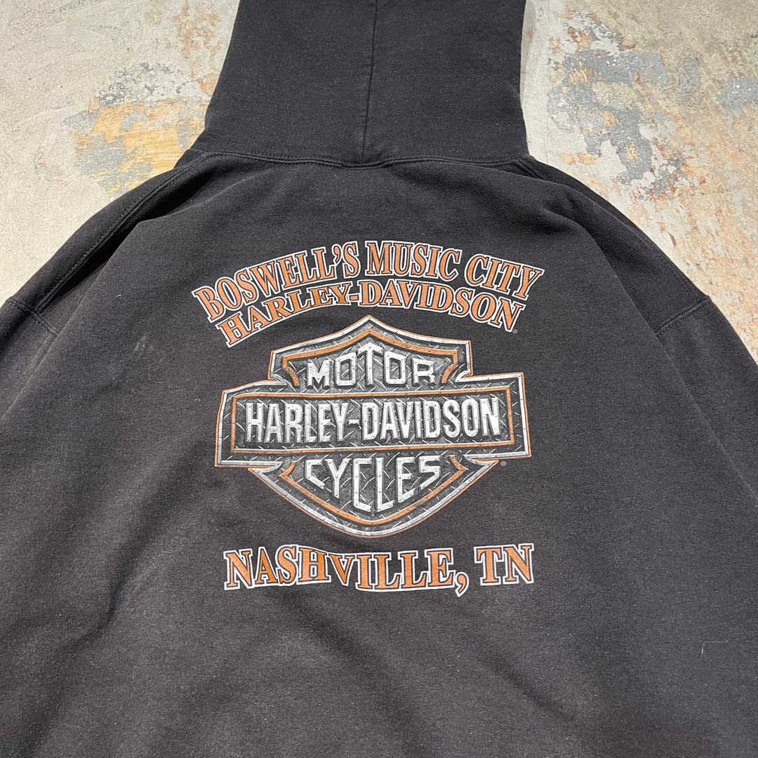 #3919 Harley-Davidson/ハーレーダビッドソンPull over Hoody/プルオーバーパーカー/サイズ XL