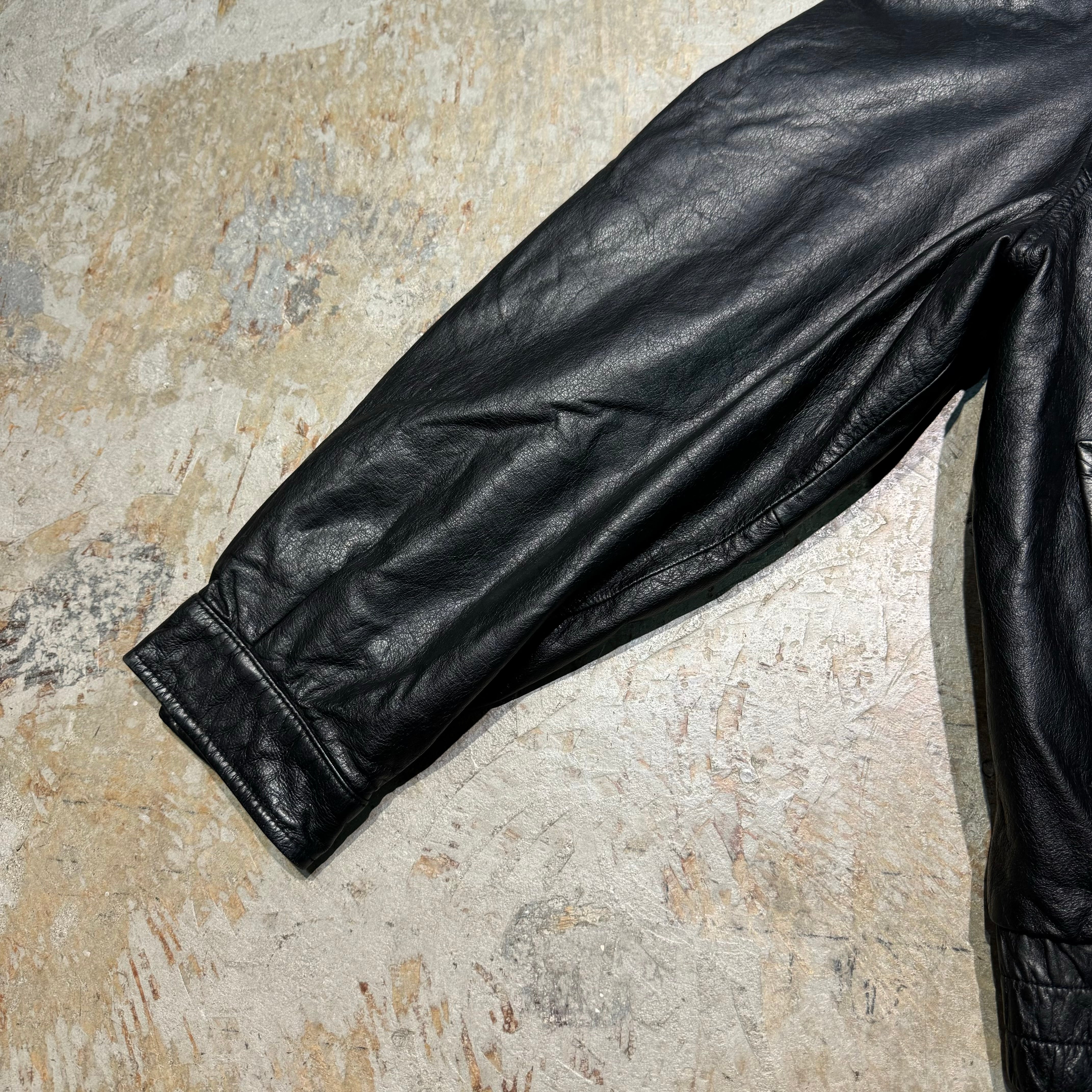 古着 WILSONS LEATHER/ ウィルソンズレザー/ ジップアップレザー