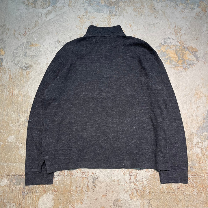 #3334 古着 Polo Ralph Lauren/ポロラルフローレン / Half Zip Cotton Knit Sweater/ハーフジップ コットンニット セーター / サイズM