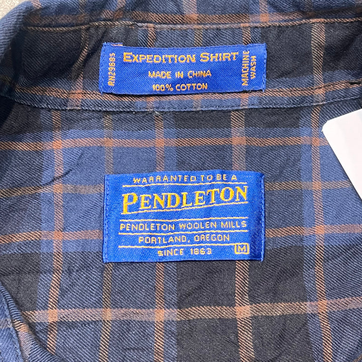 古着 PENDLETON/ペンドルトン/ボタンダウン長袖シャツ/チェック柄/サイズM