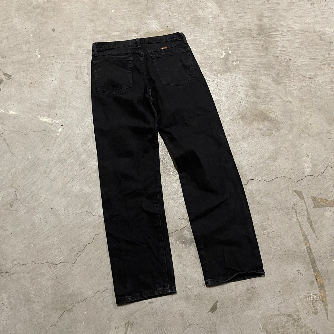 #4262 古着 RUSTLER/ラスラー/Black Denim Pants/ブラックデニムパンツ/サイズ33×32