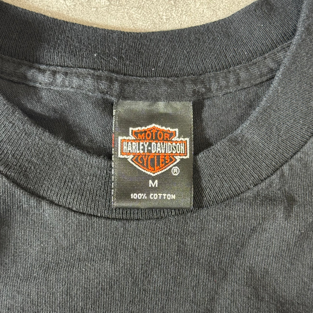 古着 USA製 90's Harley-Davidson ハーレーダビッドソン プリントTシャツ シングルステッチ サイズM