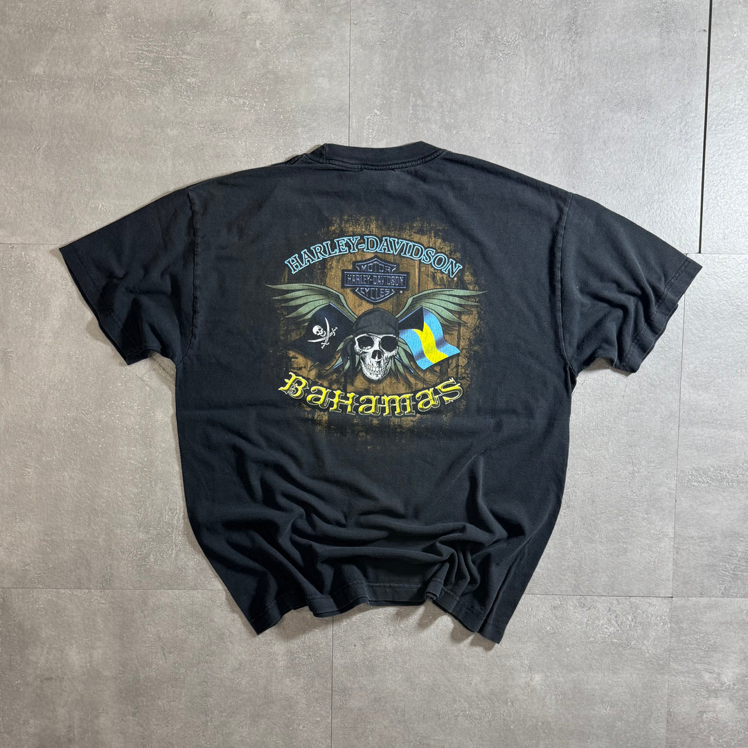 古着 Harley-Davidson ハーレーダビッドソン プリントTシャツ アメカジ サイズXL
