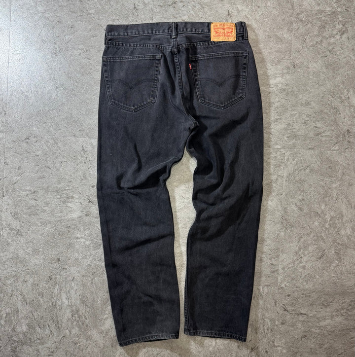 古着 Levi's/ リーバイス/ ブラックデニムパンツ/ 505/ 実寸サイズ34×30