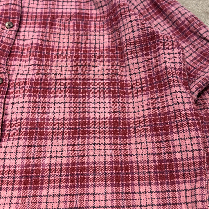 古着 Eddie Bauer/ エディー･バウアー/ コットンネルシャツ/ チェック柄/ サイズM