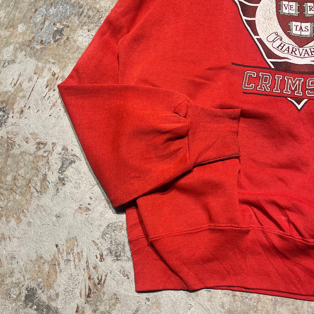 #3839 古着Unknow/crew neck sweat/ クルーネックスウェット /Harvard university/MADE IN U.S.A/サイズXL