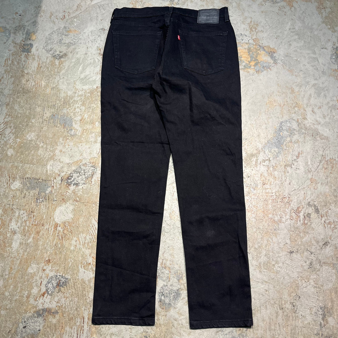 #4191 古着 Levi's/リーバイス/Black Denim Pants/ブラックデニムパンツ/黒タブ/551/サイズ36×34