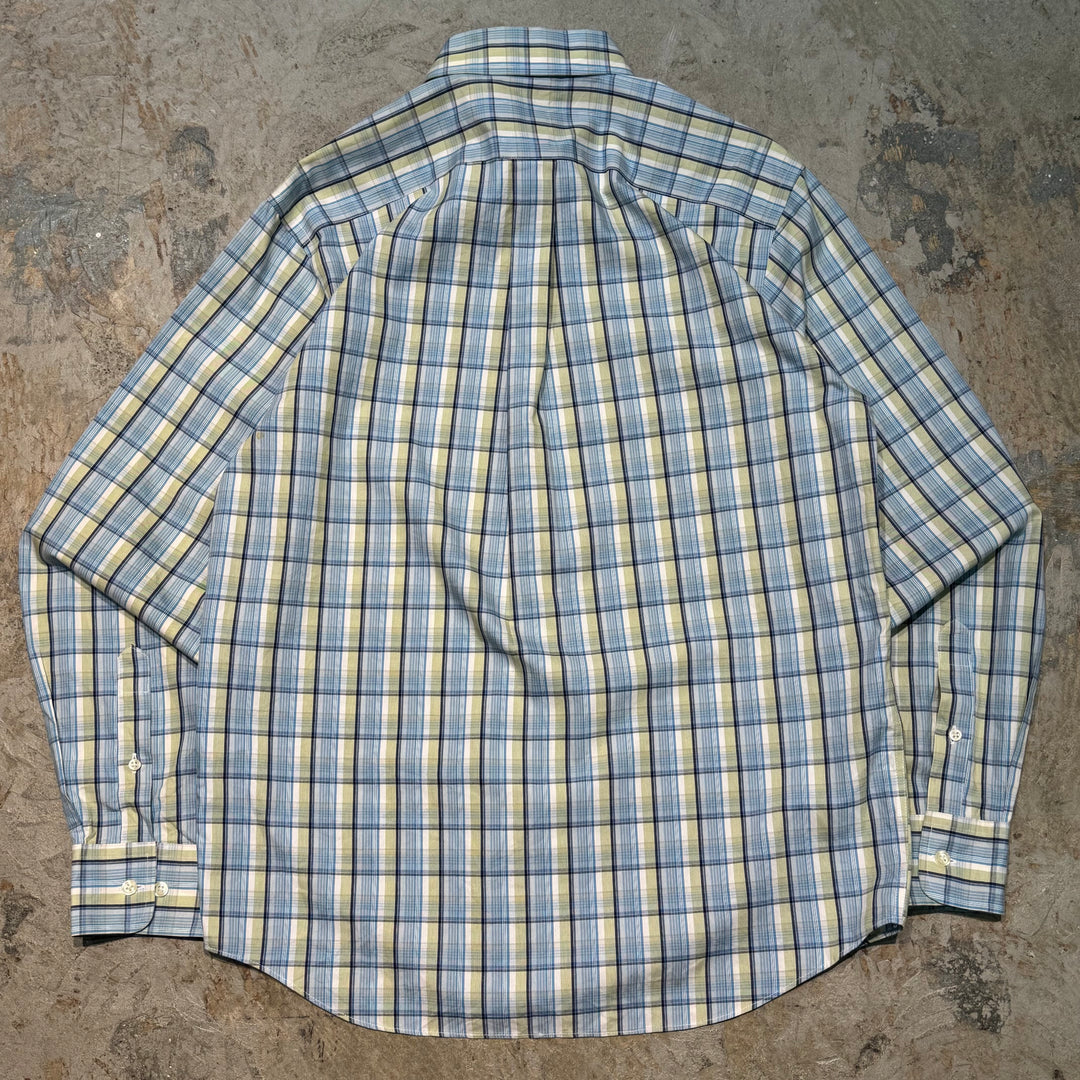 古着 Eddie Bauer/ エディー･バウアー/  ボタンダウン長袖シャツ/ チェック柄/ サイズS