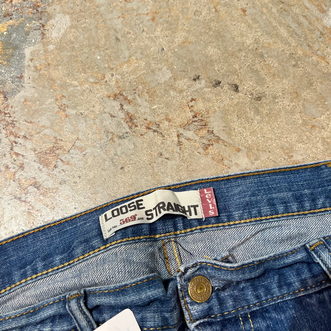 古着 Levi's/リーバイス/Denim Pants/デニムパンツ/569/実寸サイズ37×29