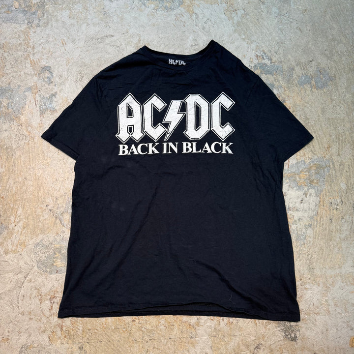 빈티지 AC/DC/아티스트 티셔츠/프린트 티셔츠/크기 XL